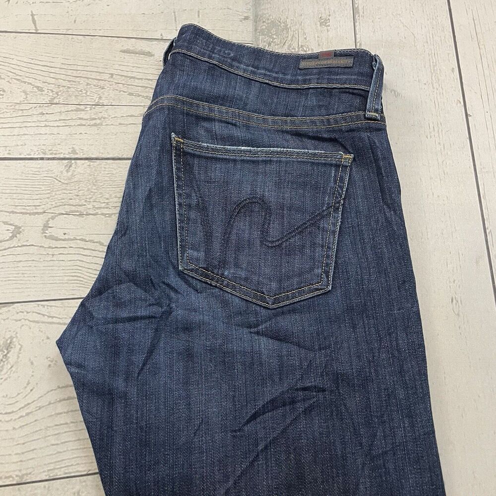 Citizens of Humanity Women's Size 29 Blue Rita Petite Bootcut Dark Wash Jeans